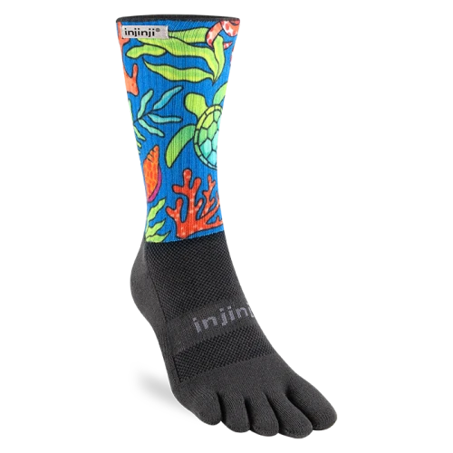 Trail Midweight Crew Coolmax Artist Designed Ocean