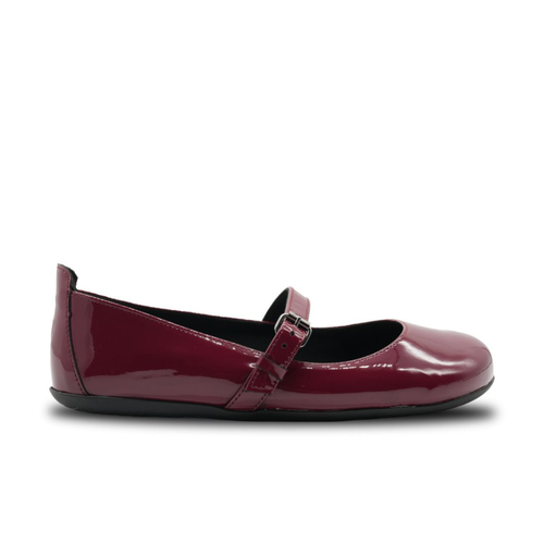 Ballerina Ladies Patent Burgundy