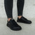 Zing All Black Leather