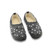 Barefoot Warm Slippers Wool-Lined Grey with Dots