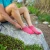 Womens Run Lightweight No-Show Coolmax Coral