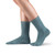 Dr. Foot Hallux Valgus, blauwgrijs, katoen, halfhoog, met compressieband