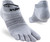 Womens Run Lightweight No-Show Coolmax Gray