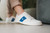 Elite White & Dark Blue