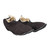 One Quarter Babouche Eco-shearling Brown/Beige