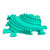 Orthopedic Mat - Twister Firm, Turquoise