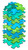 Set of Orthopedic Mats - Ocean-Like