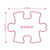 Set of Orthopedic Mats - Mini Puzzles