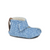 Barefoot Warm Slippers Kids Blue With Dots