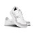 Zing Leather White & Light Grey