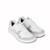 Zing Leather White & Light Grey