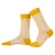TG Calf-Length Glitter Stripe Mustardyellow/Lightviolet