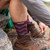Outdoor Midweight Crew Wool Garnet