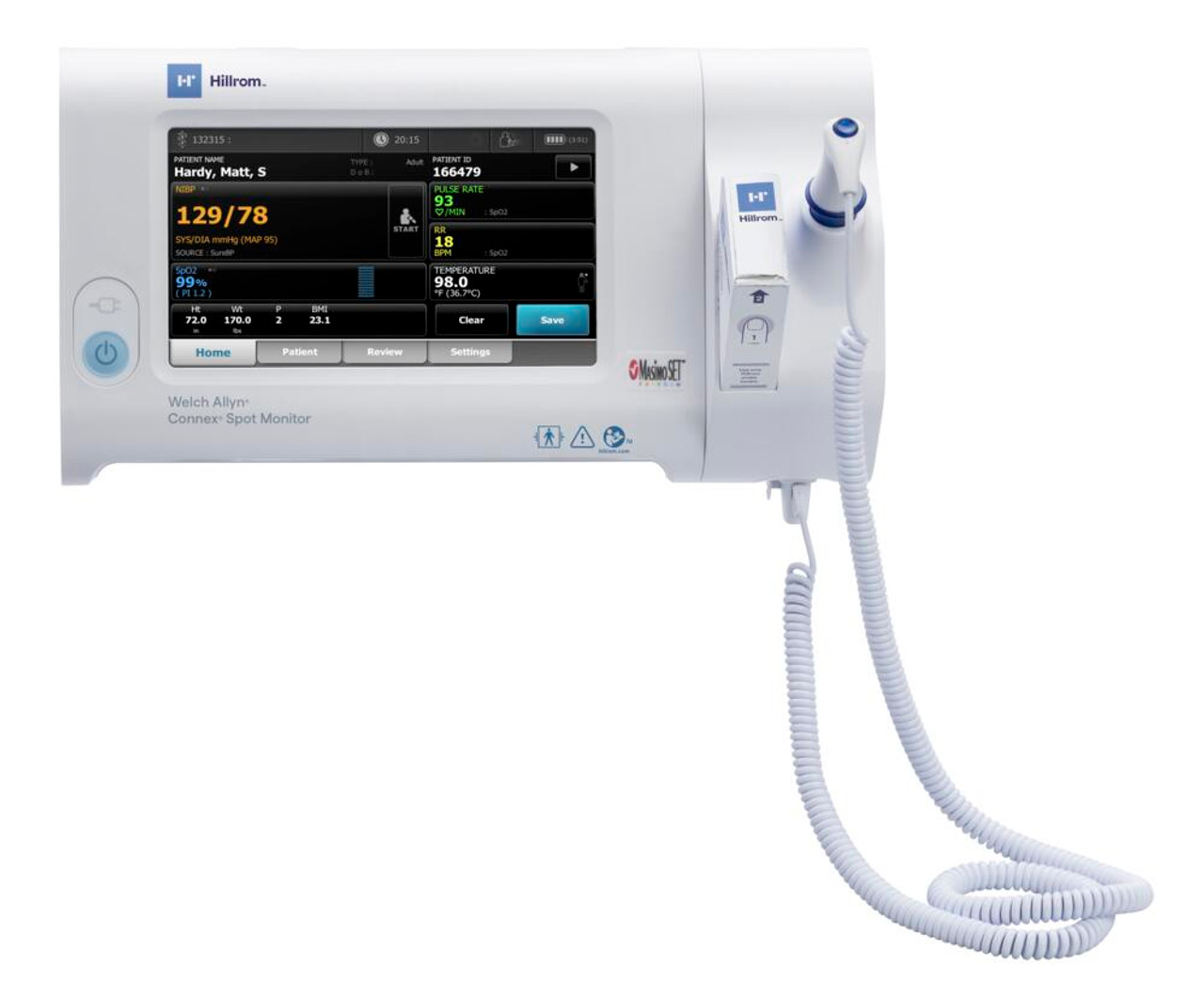 Midmark Digital Vital Signs Monitor with Touchscreen, BP, and Temporal  Thermometer