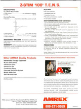 Amrex Z-Stim 100 Compact T.E.N.S. Device