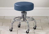Clinton Classic Series Chrome Stool w/ Round Foot Ring 2102
