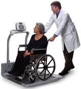 Health-O-Meter 2600KLS Wheelchair Scale With Ramp