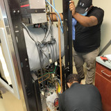 Installation of a pre-vac sterilizer