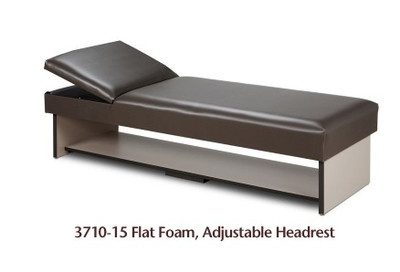 Panel Leg Couch with Full Shelf