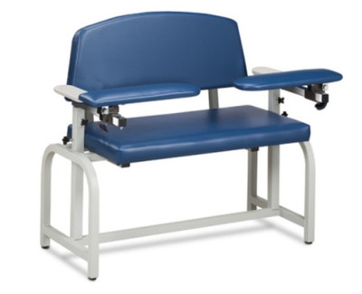 Clinton Lab X Series, Extra-Wide, Blood Drawing Chair with Padded Arms