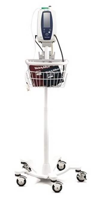 Mobile Stand with Basket may be used with SPOT Vital Signs, SPOT Lxi Vital Signs, VSM 300 Monitor and Connex Vital Signs Monitor