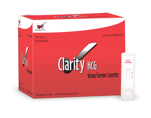 Clarity hCG Single Step Combo Urine/Serum