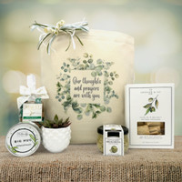 Our Thoughts and Prayers are With You Sympathy Gift Basket