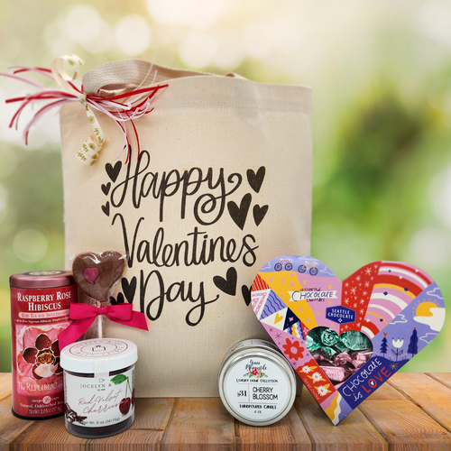 Happy Valentine's Day Gift Basket