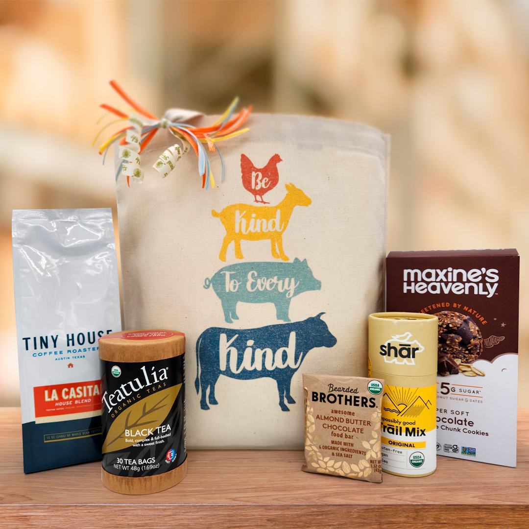 Be Kind to Every Kind Vegan Gift Tote