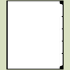 Blank Side 1/5th Cut Tabs Paper Tab Blank Side 1/5th Cut Tabs Paper Tab