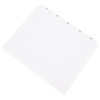 Custom Printed 5-Division Tabs — Letter Size, Printed 1 Side