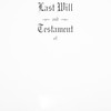 Legal Size "Will" Covers White