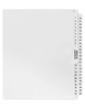 Numbered Tab Dividers 1-50