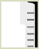 AAAAA-ZZZZZ Dividers (5A-5Z)