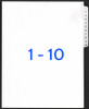 Numbered Dividers 1-10