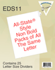 All-State® Style EDS11 Individual Letters