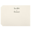 Letter Size Will Covers #2383