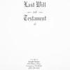 Personalized  White Will Covers   Legal Size (Priced per 50)