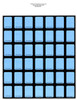 "Blank" Blue Exhibit Labels #486