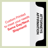 Custom Printed 5-Division Tabs — Letter Size, Printed 2 Sides