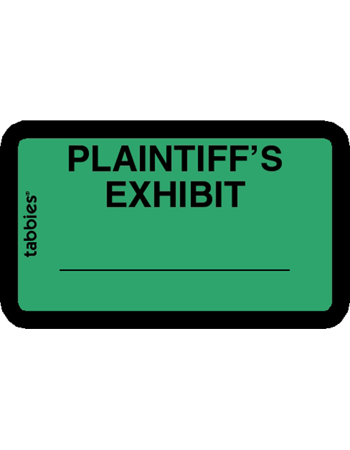 Plaintiff's Exhibit Labels Florescent Red 101