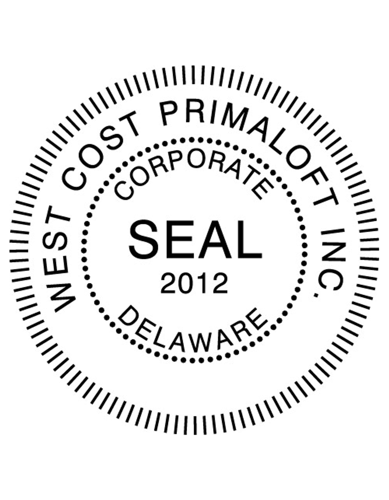 Digital Corporate Seal ExhibitIndexes com