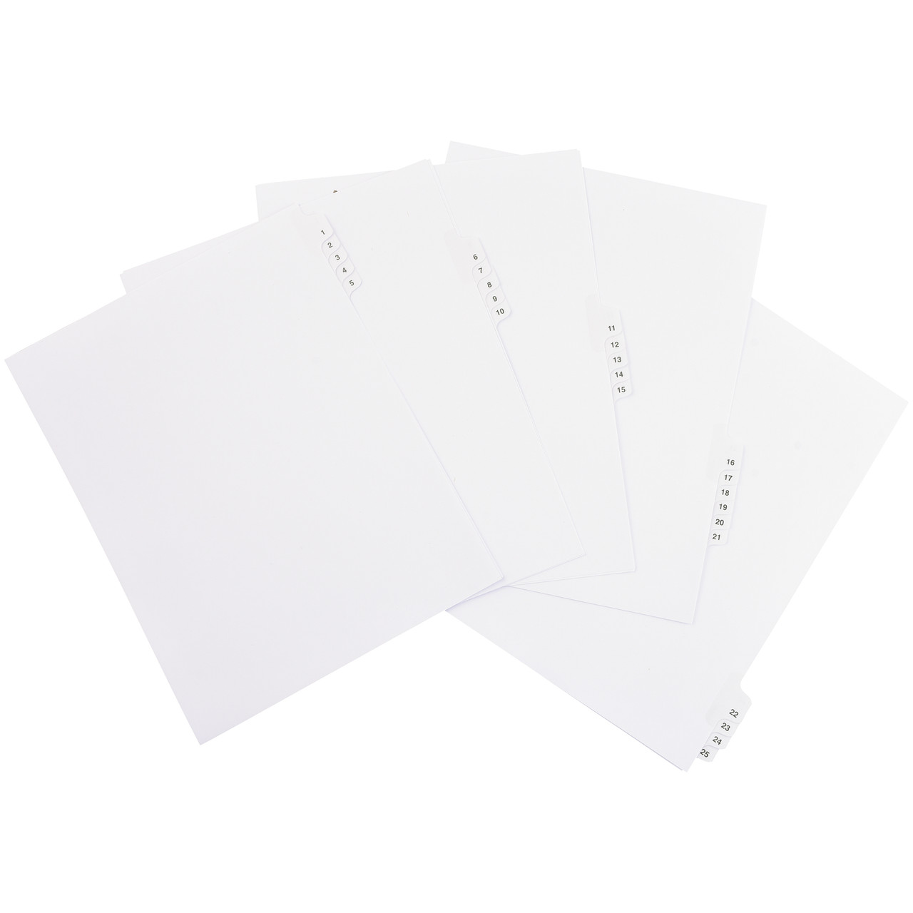 Exhibit Tabs, Exhibit Indexes & Legal Exhibit Dividers
