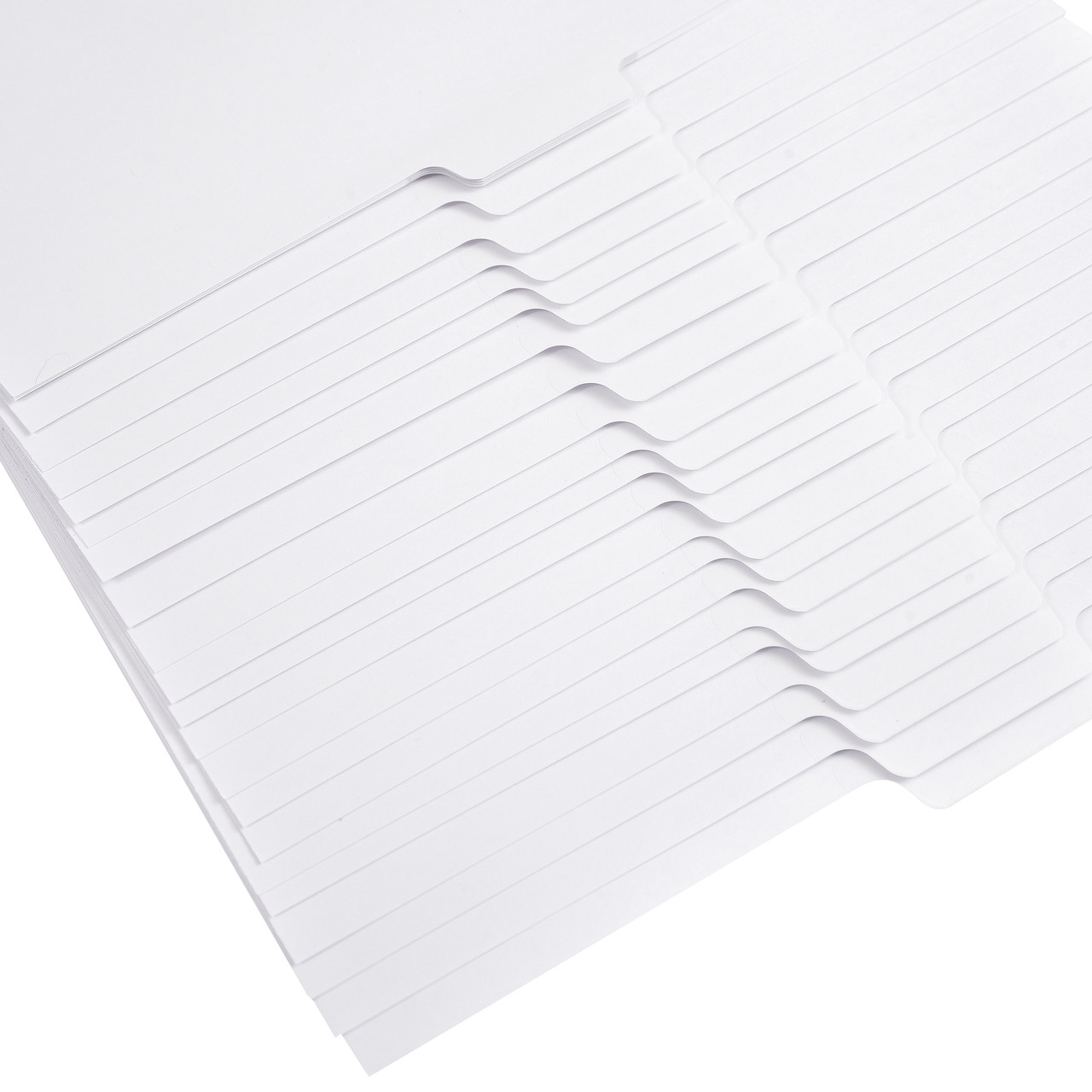 Blank Side Separate Position Laminated Tab - ExhibitIndexes.com