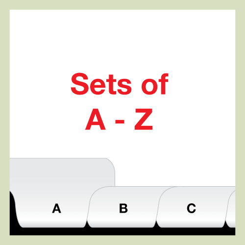 Bottom Tab Dividers AZ