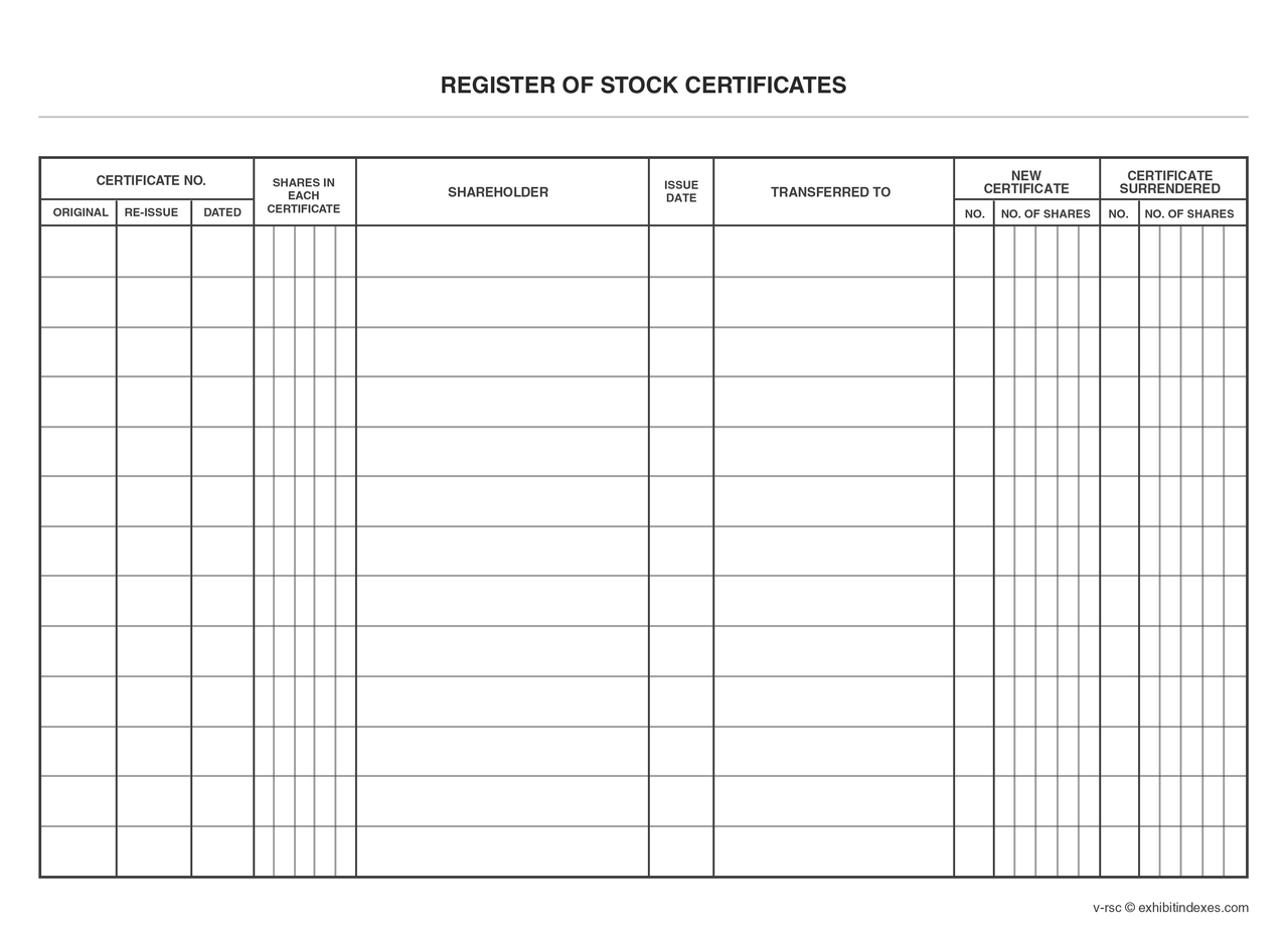 dead stock register format