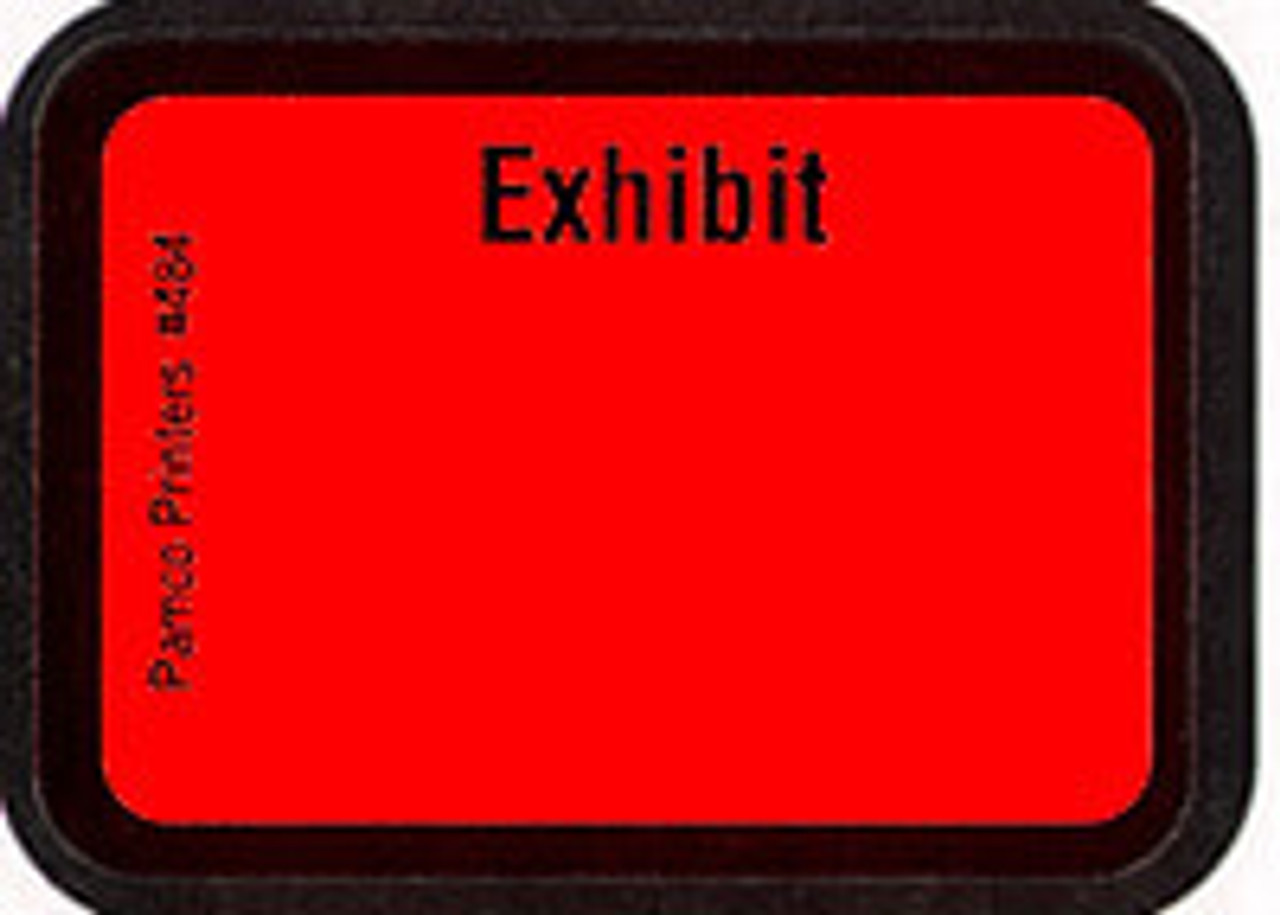 Exhibit Labels Red ExhibitIndexes com