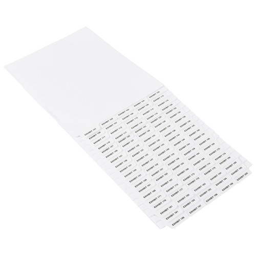 Bottom Exhibit Dividers Set 101-200