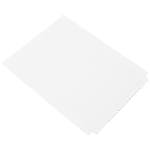 Blank Bottom Exhibit Dividers Laminated Tabs 5 Division Sets