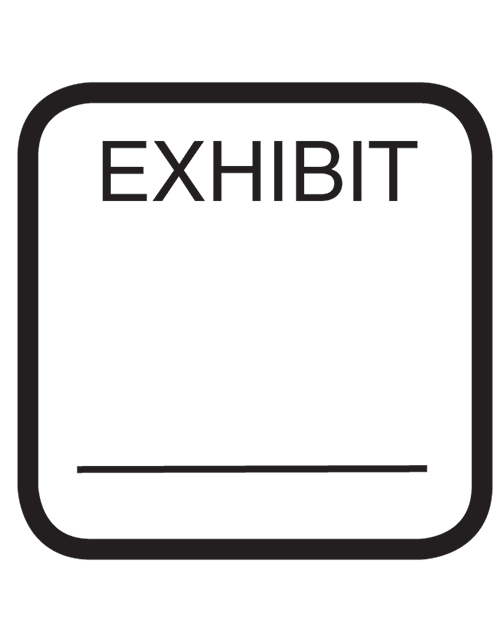 Exhibit Stamp With Border